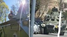 Dani Mocanu, accident în Râmnicu Vâlcea cu un blindat istoric britanic