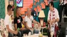 Tony Da Silva, Ricardo Da Silva Soares si Cristian Panin au cantat imnul echipei CFR la Happy Hour