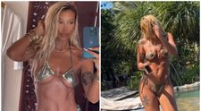 Ema Uta, trup de zeiță într-un costum de baie prea mic pentru formele ei. Cum a dansat la plajă în fața logodnicului