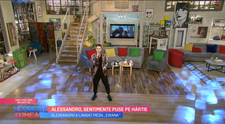 VIDEO Alessandro, sentimente puse pe hârtie