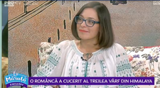 VIDEO O româncă a cucerit al treilea vârf din Himalaya