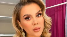 Emily Burghelea, prima ședință foto în studio împreună cu fetița sa. Fotografiile de familie i-au cucerit pe fani