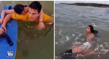 Un sportiv olimpic a devenit erou internațional după ce a salvat o fată de la înec! Tot momentul a fost filmat: „Ziua în care Dumnezeu m-a folosit ca instrument pentru a salva această tânără”