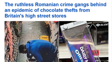 Ciocolată de 3 lire ținută în cutii de plexiglas. Hoții români dau teroare în supermarketurile britanice, potrivit presei locale: fură dulciuri de sute de mii de lire