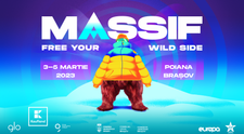 MASSIF, primul festival din Poiana Brașov va avea loc pe 3-5 martie 2023. Primele abonamente, disponibile de joi, 10 noiembrie