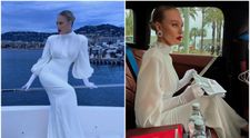 Gina Chirilă, întruchiparea eleganței desăvârșite la Cannes! Românca a atras toate privirile pe covorul roșu