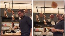 David Beckham, video viral pe Instagram! Cum jonglează fostul fotbalist cu clătitele