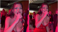 Eclipsează orice mireasă când vine să cânte îmbrăcată așa la nunți! „Fata cu vioara” de la Românii au talent, virală pe internet