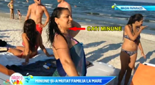 Minune si-a mutat familia la mare
