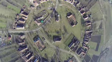 Un loc unic in Romania. Cum arata Charlottenburg, singurul sat sub forma de cerc de la noi din tara: FOTO