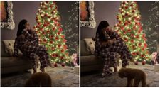 Adelina Pestrițu, imagini înduioșătoare alături de soț și fetiță lângă pomul de Crăciun: „O familie ca-n povești!”