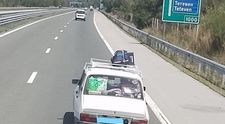A plecat în Grecia cu Dacia 1310, încărcată până la refuz cu bagaje. Imaginea a devenit virală