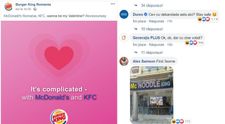 Viralul momentului în România. Triunghiul amoros dintre Burger King, McDonald's și KFC