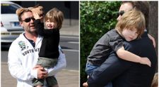 Puștiul adorabil pe care Russell Crowe îl ține în brațe a împlinit 20 de ani. Fiul actorului s-a transformat într-un tânăr chipeș și musculos