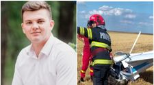 Emanuel a murit după ce s-a prăbușit cu planorul pe un câmp din Caracal! Tânărul de 24 de ani a fost șef de promoție la facultate și visa să devină pilot