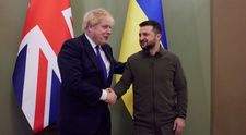 Ce a mâncat Boris Johnson în timpul vizitei-surpriză de la Kiev