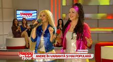Cum s-au transformat Maria Carneci si Niculina Stoican in fetele din trupa Andre. Vezi cum au cantat: VIDEO
