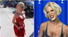 Are o „gaură” uriașă în zona bustului pe care nicio operație nu o poate repara. Cum a reușit Tori Spelling să o mascheze într-o rochie roșie, ultra-decoltată
