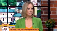 Dr. Mihaela Bilic, deserturi bune pentru siluetă! Ce recomandări face