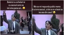 “De ce m-a lăsat mama să ies așa din casa?” Unul dintre cei mai chipeși artiști romani a postat imagini de la banchetul din clasa a 8-a. Îl recunoști?