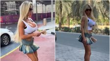 Când apare ea pe stradă, se oprește circulația! Influencerița care nu poate trece neobservată