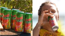 Au jucat și au câștigat! După efortul depus pe traseu, concurenții din tribul Dragonilor s-au bucurat și de recompensă: o doză Frutti Fresh de Grapefruit roz pe nisipul fierbinte din Dominicană