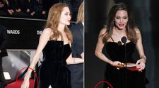 Angelina Jolie, o aparitie surprinzatoare la premiile Oscar. Ce parere ai: este sexy sau mult prea slaba?