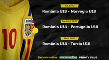 protvplus.ro și sport.ro vor transmite în exclusivitate meciurile României U18 de la turneul de pregătire din Spania!