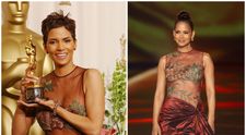 Halle Berry, apariție fenomenală la 58 de ani: a defilat în rochia în care a câștigat Oscarul în 2002 și arată mai bine ca niciodată
