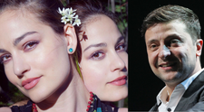Volodimir Zelenski, în același film cu gemenele de la Indiggo, Gabriela și Mihaela Modorcea