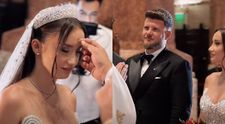 S-a căsătorit cu alesul inimii sale și au avut o nuntă de neuitat. Alexandra Cotruș și Adrian Vodă și-au unit destinele, iar artista a postat primele imagini în rochie de mireasă: „În doi, soț și soție”