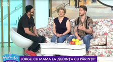 VIDEO Jorge, cu mama la 