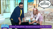 VIDEO Cristina Strecopitov, trucuri de senzație pentru Cătălin Măruță