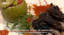 Rețetă Panzani - Piept de bibilică pe pat de mămăligă