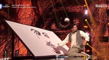 Românii au talent 2024 - semifinala 1. Emanuel Barica, moment colosal pe scenă: ”Cred că povestea ta e una foarte impresionantă dar tu, pictând, te vindeci pe tine”