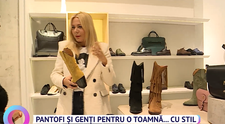 Pantofi și genți pentru o toamna ... cu stil! Ce recomandă Dana Săvuică?