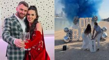 Familia Georgianei Lobonț se mărește. Artista și soțul ei au participat la un gender reveal pe plajă, în Dubai: „Am aflat”