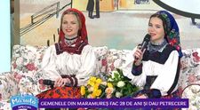 Suzana și Daciana Vlad împlinesc astăzi 28 de ani. Cum sărbătoresc gemenele din folclorul maramureșean