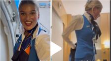 Dezvăluirile unei stewardese. Clipul în care arată ce face în camera de hotel, viral pe TikTok