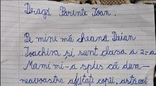 Scrisoarea unui băiețel pentru Părintele Ioan, virală pe Facebook. Ce a donat puștiul copiilor nevoiași