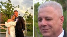 Marius Șumudică, naș la nunta lui Denis Drăguș și Vanessa! Ce discurs emoționant a susținut antrenorul: „Țin prea mult la el!”