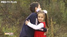 Dragoș Bucur, surpriză cu o mulțime de zâmbete și îmbrățișări pentru micuții Mihai și Alexandra