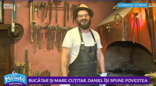 VIDEO Bucatar si mare cutitar, Daniel Isi spune povestea