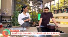 Ostropel de pui cu piure: rețeta simplă a Majdei de la Vorbește Lumea care aduce gustul copilăriei în farfurie