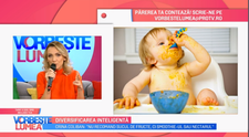 VIDEO Crina Coliban ne învață care este diversificarea inteligentă a alimentelor