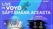 Săptămână plină de evenimente sportive pe VOYO! Juventus, Roma lui Mourinho și West Ham se luptă în cupele europene