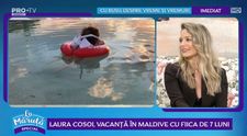 VIDEO Laura Cosoi, vacanță de vis în Maldive