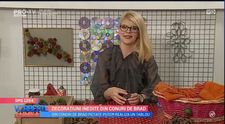 VIDEO Decorațiuni inedite din conuri de brad