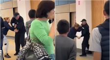 VIDEO Momentul în care un paznic în vârstă se luptă cu o hoață într-un mall din Cluj. Nimeni nu i-a sărit în ajutor