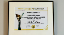 StirileProTV.ro, premiat pentru educație financiară datorită emisiunii @sigur@t
